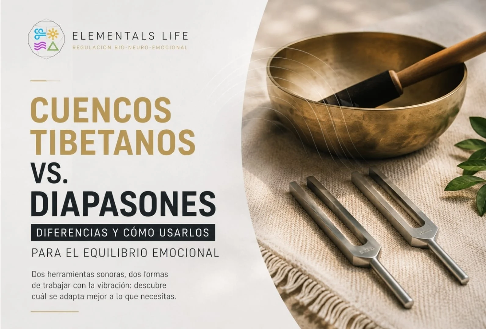 Cuencos tibetanos vs. diapasones